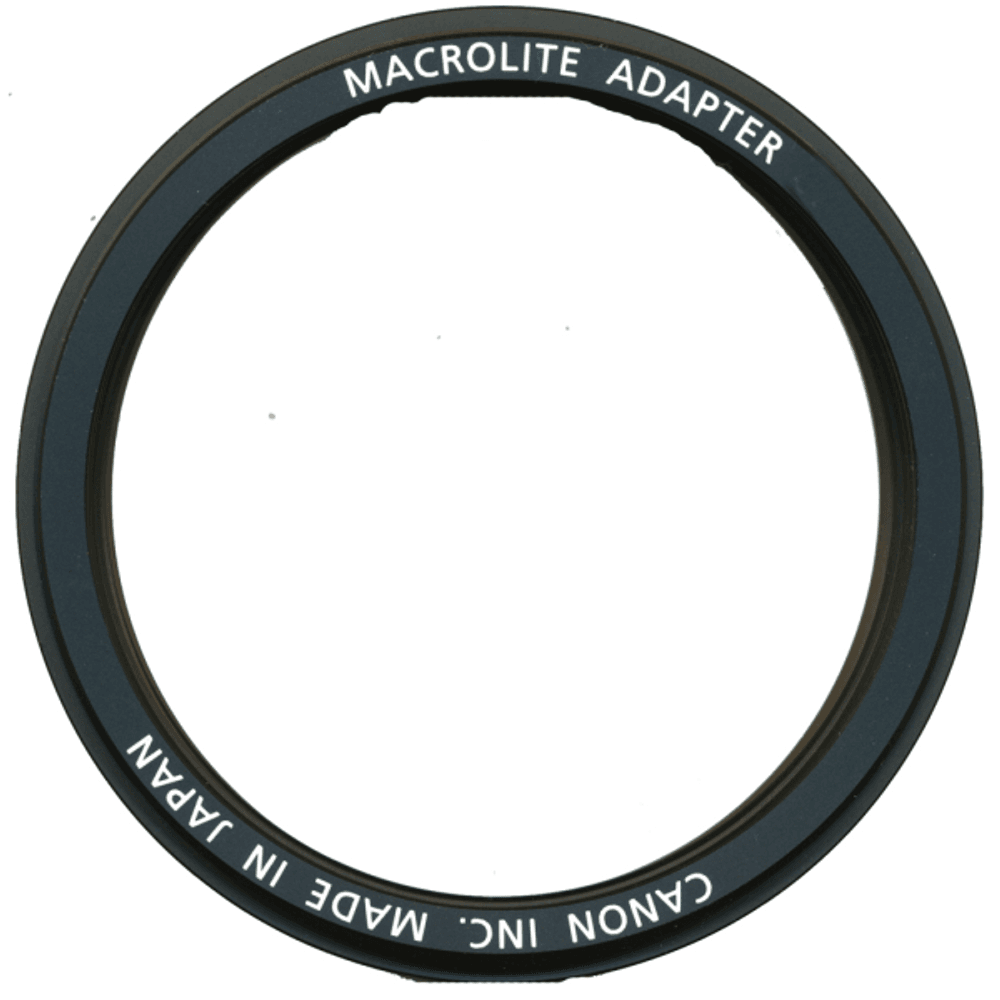 Canon macrolite adapter 67C