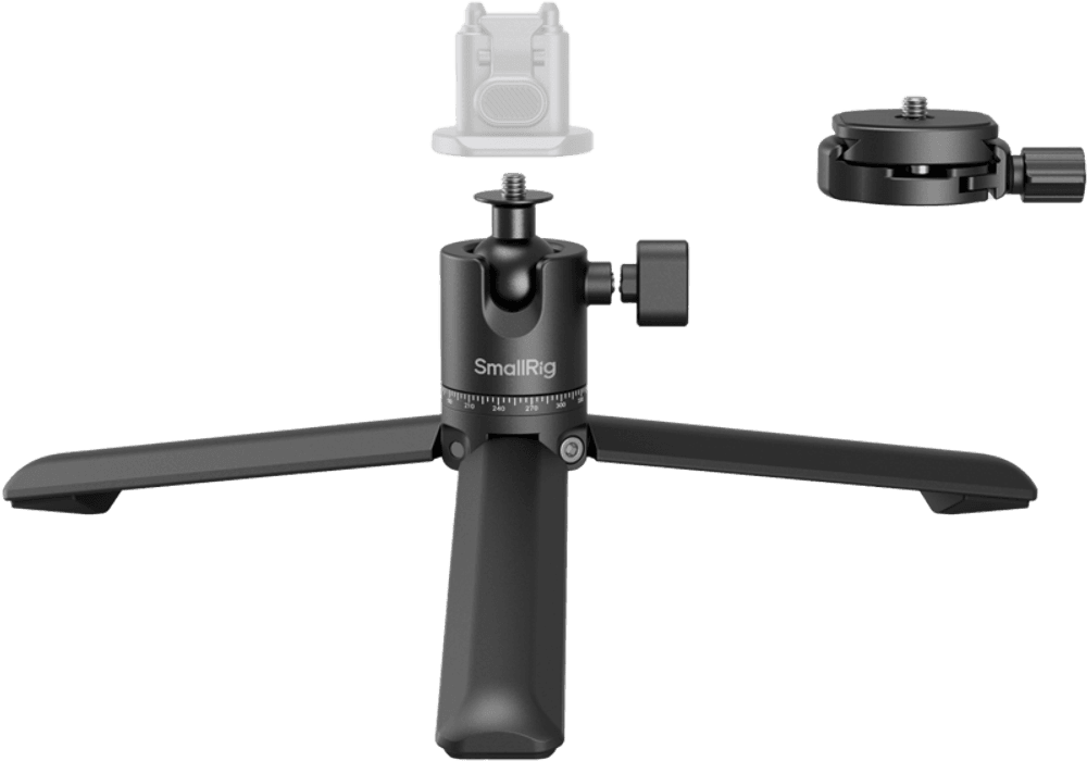 Smallrig 4630 Metal Tabletop Tripod with Arca-Swiss QR Plate and
