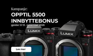 Panasonic Lumix innbytte kampanje