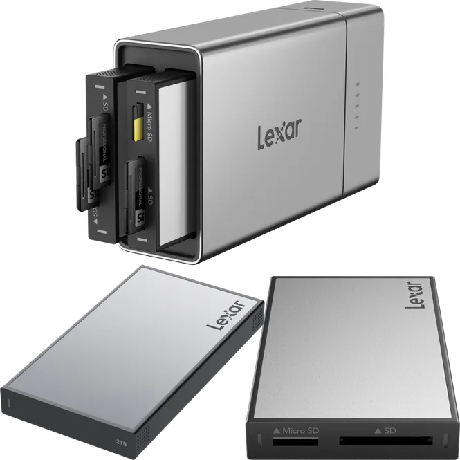 Hovedbilde Lexar Professional Workflow Go I med SD/microSD ...