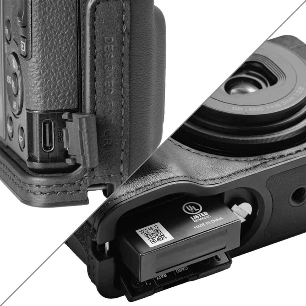 SmallRig 5676 Leather Case Kit for RICOH GR IV / GR III / GR IIIx / GR III HDF / GR IIIx HDF (Black)