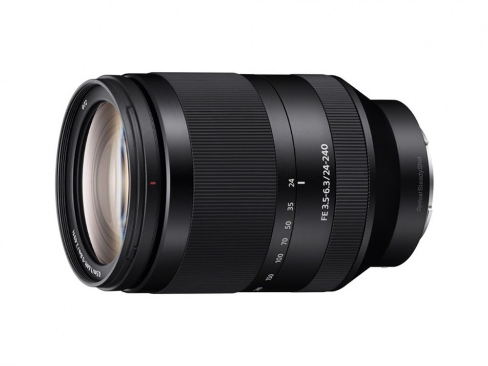 Sony FE 24-240mm f/3.5-6.3 OSS, E-fatning, Fullformat