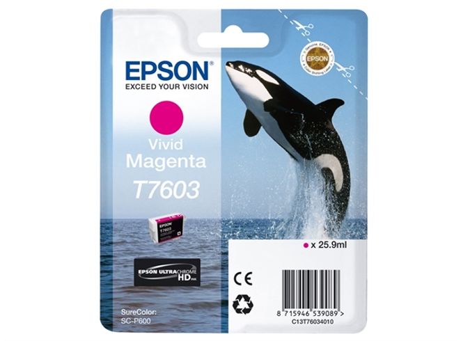 Hovedbilde Epson T7603 Vivid Magenta