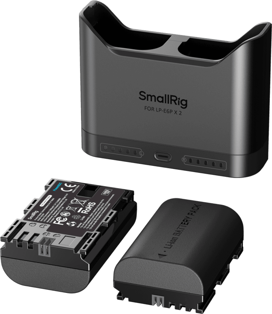 SmallRig 5484 Turbo Charging Kit for LP-E6NH Camera Batteries