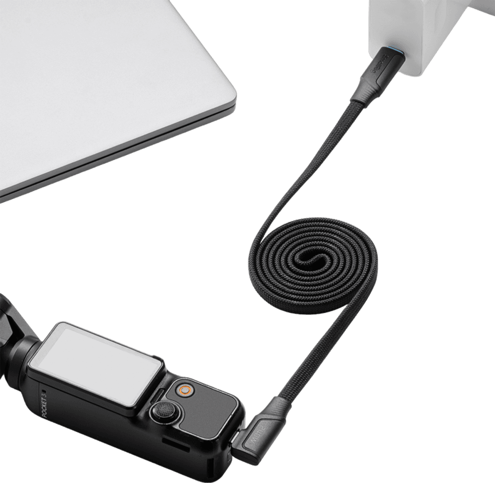 SmallRig 5613 USB-C Self-Coiling Charging Cable (100cm, 240W)