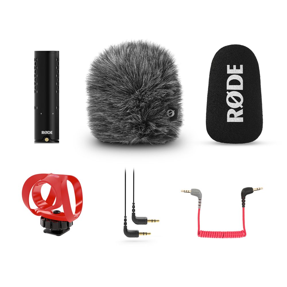 Røde VideoMicro II inkl. SC7, SC13, vindpels+skum