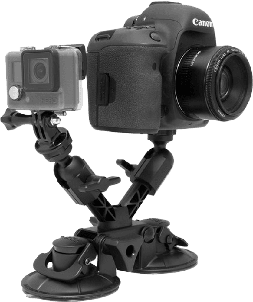 Delkin  Fat Gecko Camera Mounts - FG Dual Suction