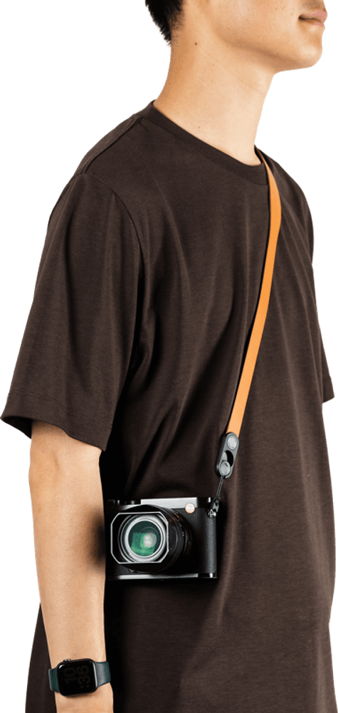 Peak Design Form Leather Camera Strap Short Amber