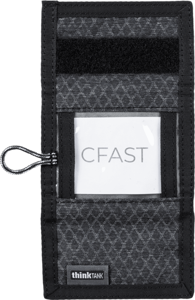 Think Tank Secure Pocket Rocket Mini (Wallet with Strap: holds 4 CF/CFe or 6 SD/microSD) Slate Black