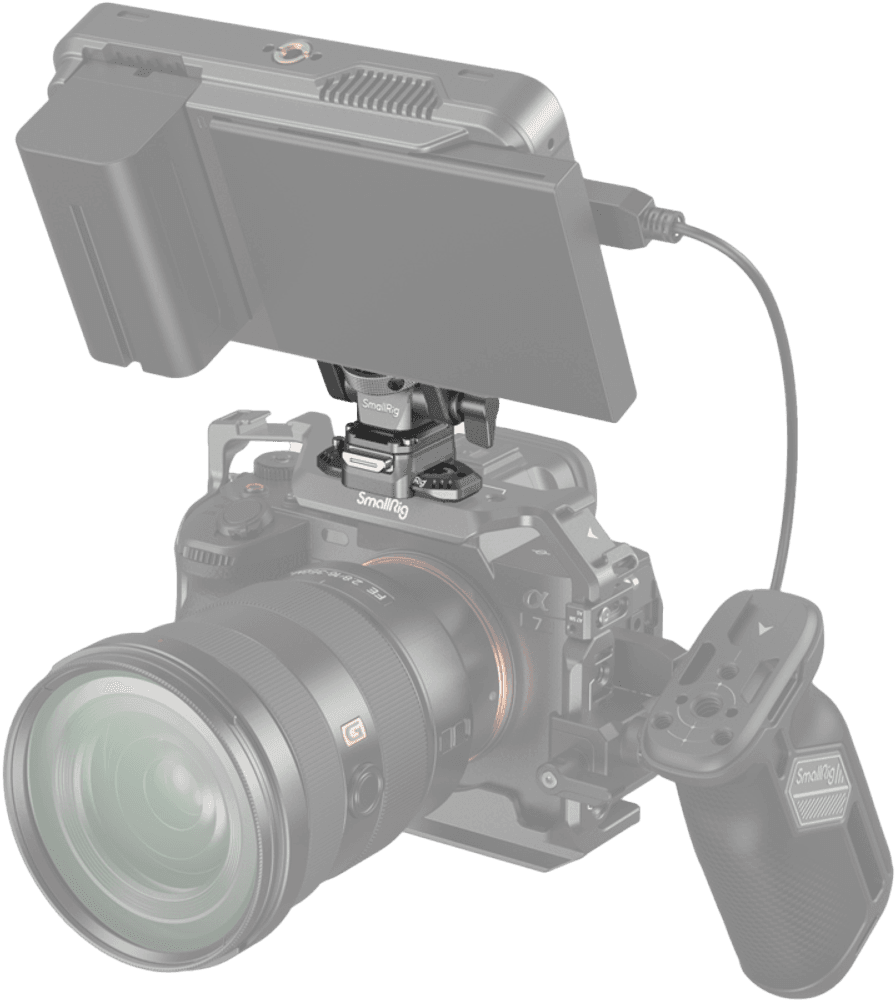 SmallRig 4487 HawkLock H21 Quick Release Monitor Support med NATO-klemme
