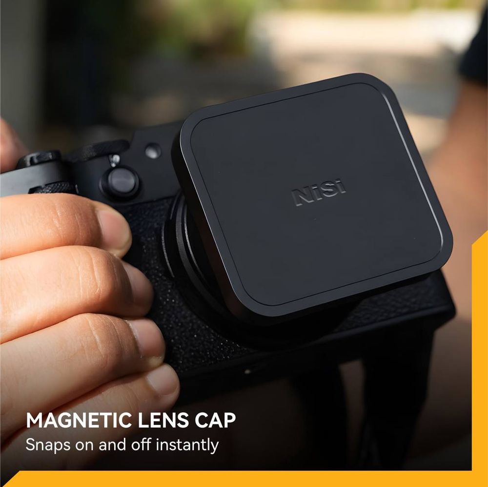 NiSi JetMag Pro Lens Hood, Uv Filter & Cap for Fuji X100 Series Black