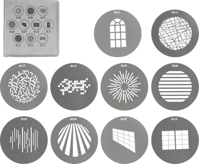 Hovedbilde Nanlite  GOBO Set 1 for PJ-FMM
