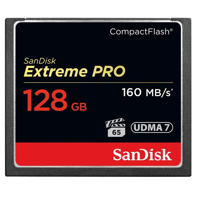 Hovedbilde SanDisk Minnekort CF Extreme Pro 128GB 160MB/s ...