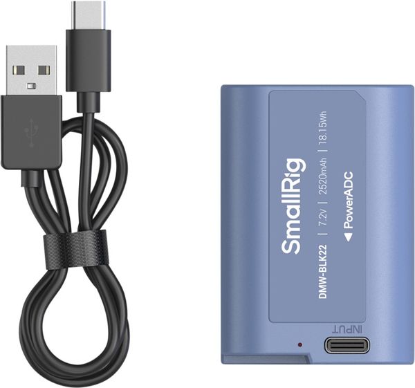Hovedbilde SmallRig 4906 USB‑C batteri DMW‑BLK22 ...