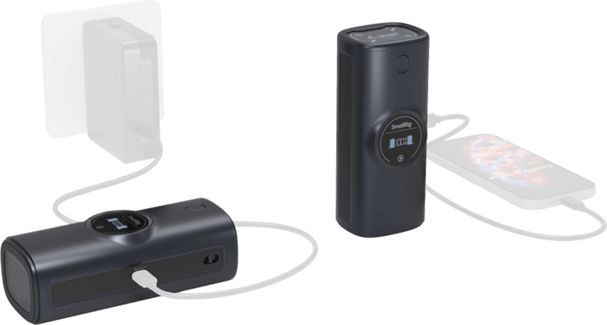 SmallRig 5110 Power Bank Charger Case Kit for Nikon EN-EL15c Camera Batteries