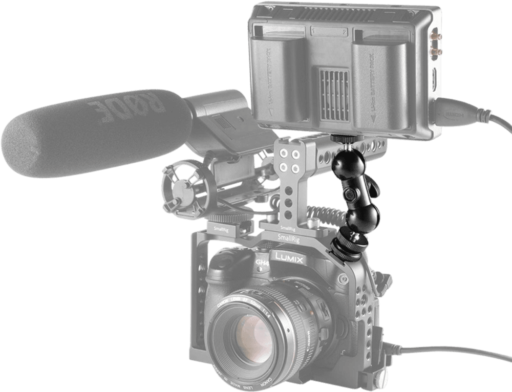 SMALLRIG 1135 Multi-func Double BallHead Shoe+1/4