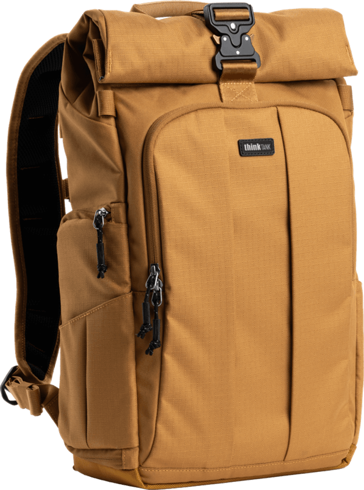 Think Tank FocusPoint 22L I Hybrid RollTop Backpack I Golden Hour