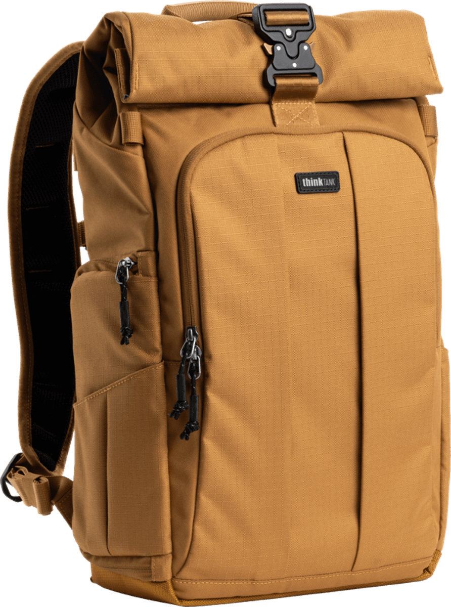 Think Tank FocusPoint 22L I Hybrid RollTop Backpack I Golden Hour