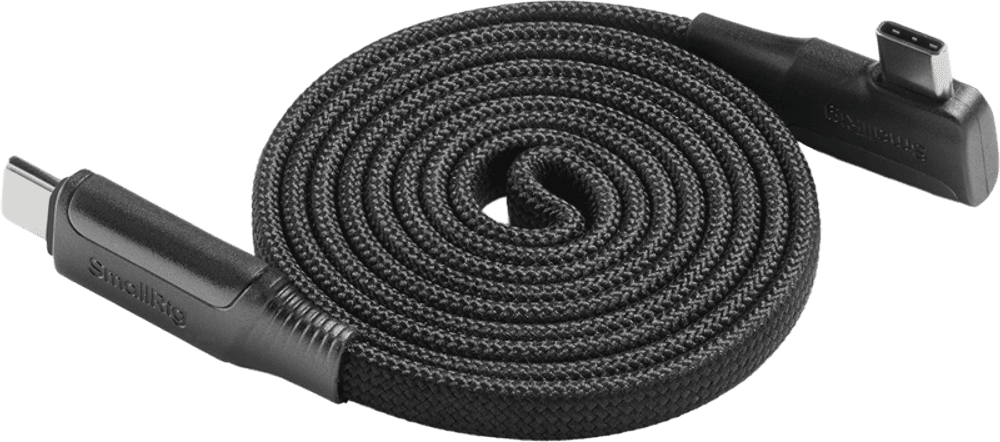 SmallRig 5611 USB-C Self-Coiling Charging Cable (100cm, 60W)