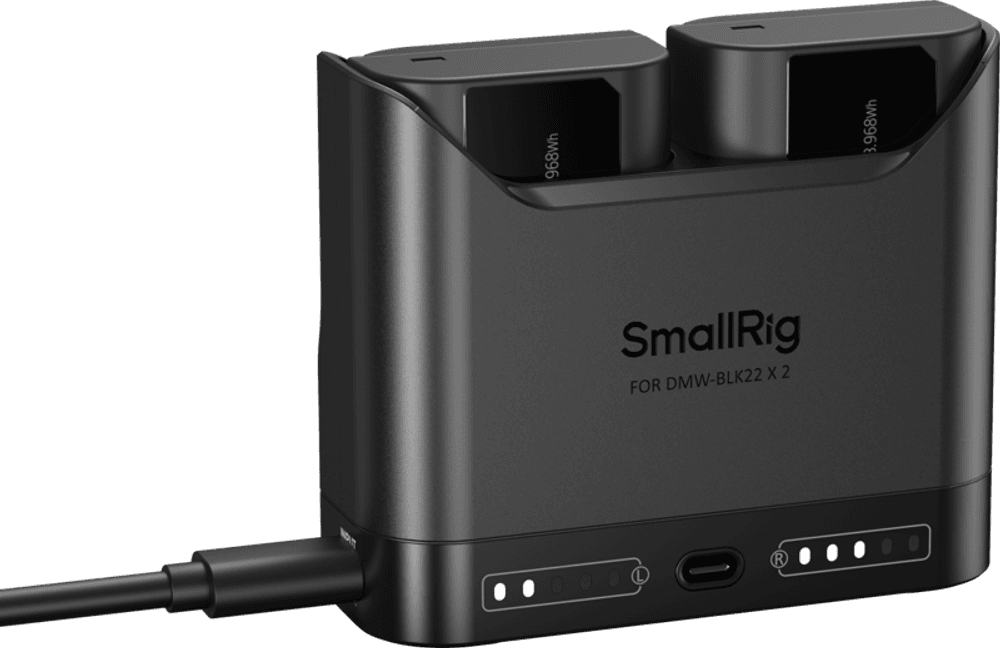 SmallRig 5487 Turbo Charging Kit for DMW-BLK22 Camera Batteries