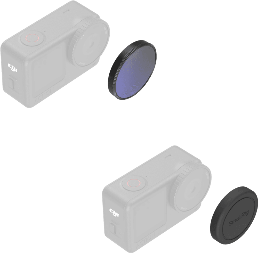 SmallRig 6086 1/4 Effect Black Mist Filter for DJI Osmo Action 6