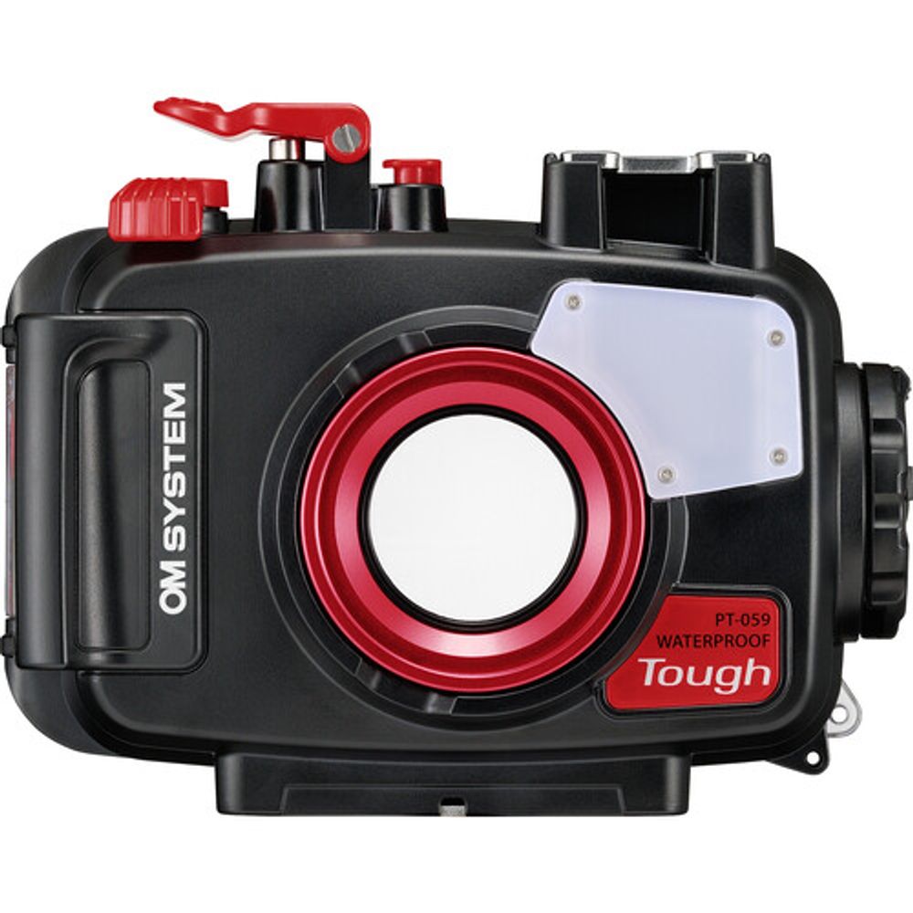 OM System Tough TG-7 Rød med OM SYSTEM PT-059 dykkepakke 