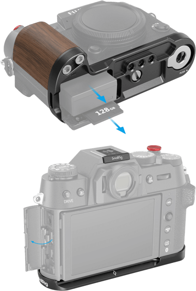SmallRig L-formet tregrep for X-T50