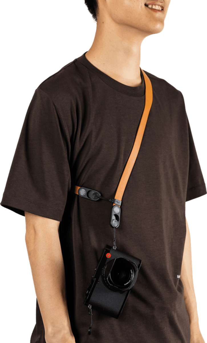 Peak Design Form Leather Camera Strap Short Amber