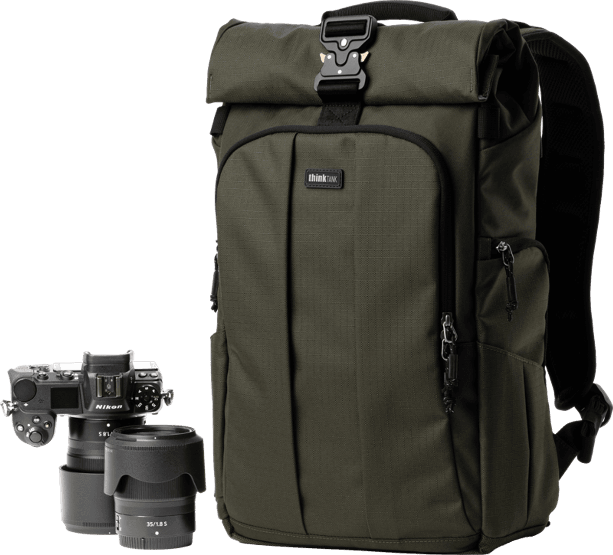 Think Tank FocusPoint 22L I Hybrid RollTop Backpack I Greenway