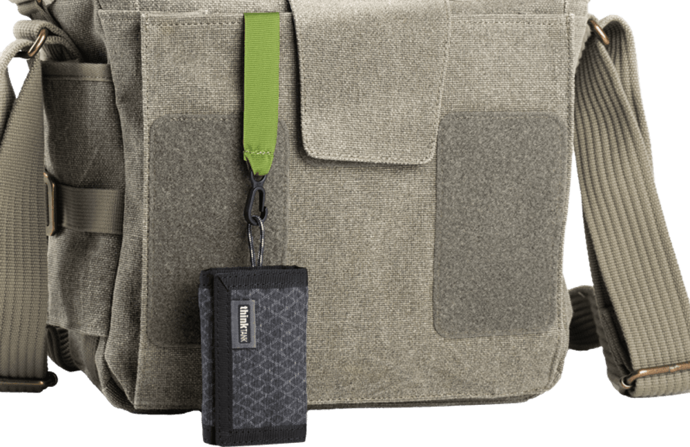 Think Tank Secure Pocket Rocket Mini (Wallet with Strap: holds 4 CF/CFe or 6 SD/microSD) Slate Black
