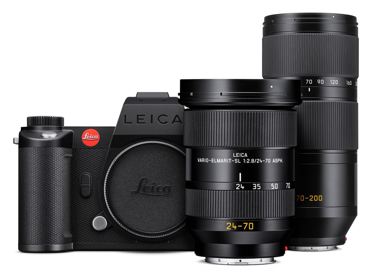 Leica SL3-S Vario Kit Vario-Elmarit-SL 24–70mm f/2.8 ASPH + Vario-Elmarit-SL 70-200 f/2.8 ASPH.