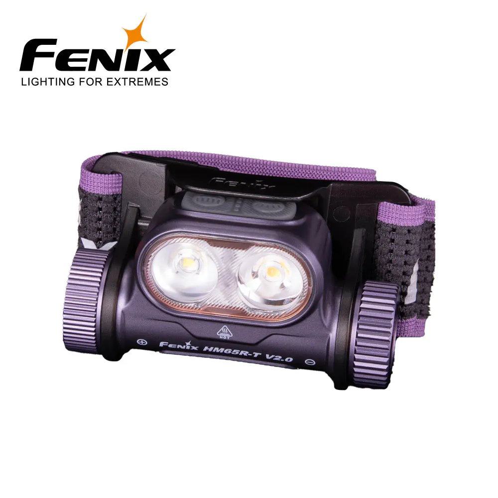 Fenix HM65R-T V2 Hodelykt 1600LM Lilla