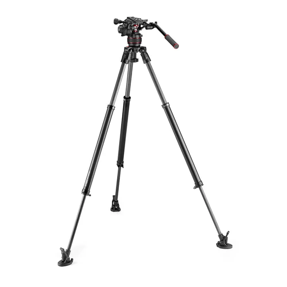 Manfrotto Stativkit Video Nitrotech 608 + 635 Fast Karbonfiber