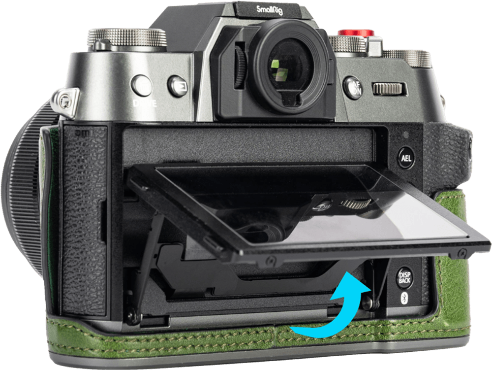 SmallRig 4711 Leather Half Case Kit for Fujifilm X-T50 Green