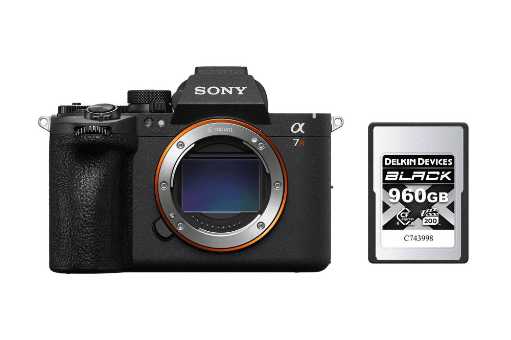 Sony Alpha 7R VI + Delkin CFexpress 4.0 BLACK Type A 960GB