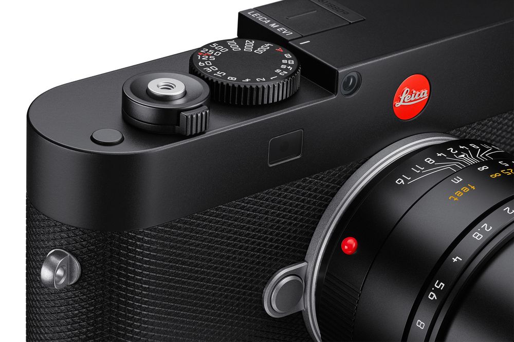 Leica M EV1 black paint finish
