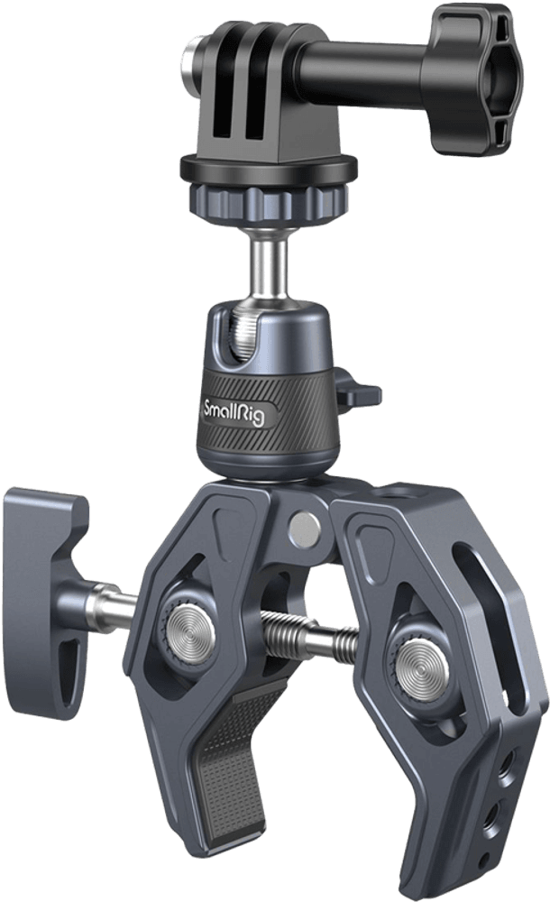 SmallRig 4102 Super Clamp with 360 Ballhead Mount for Action Cameras