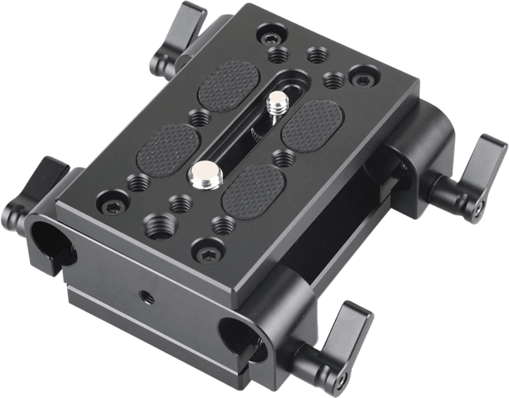 SmallRig 1798 Baseplate med dobbel 15 mm stangklemme