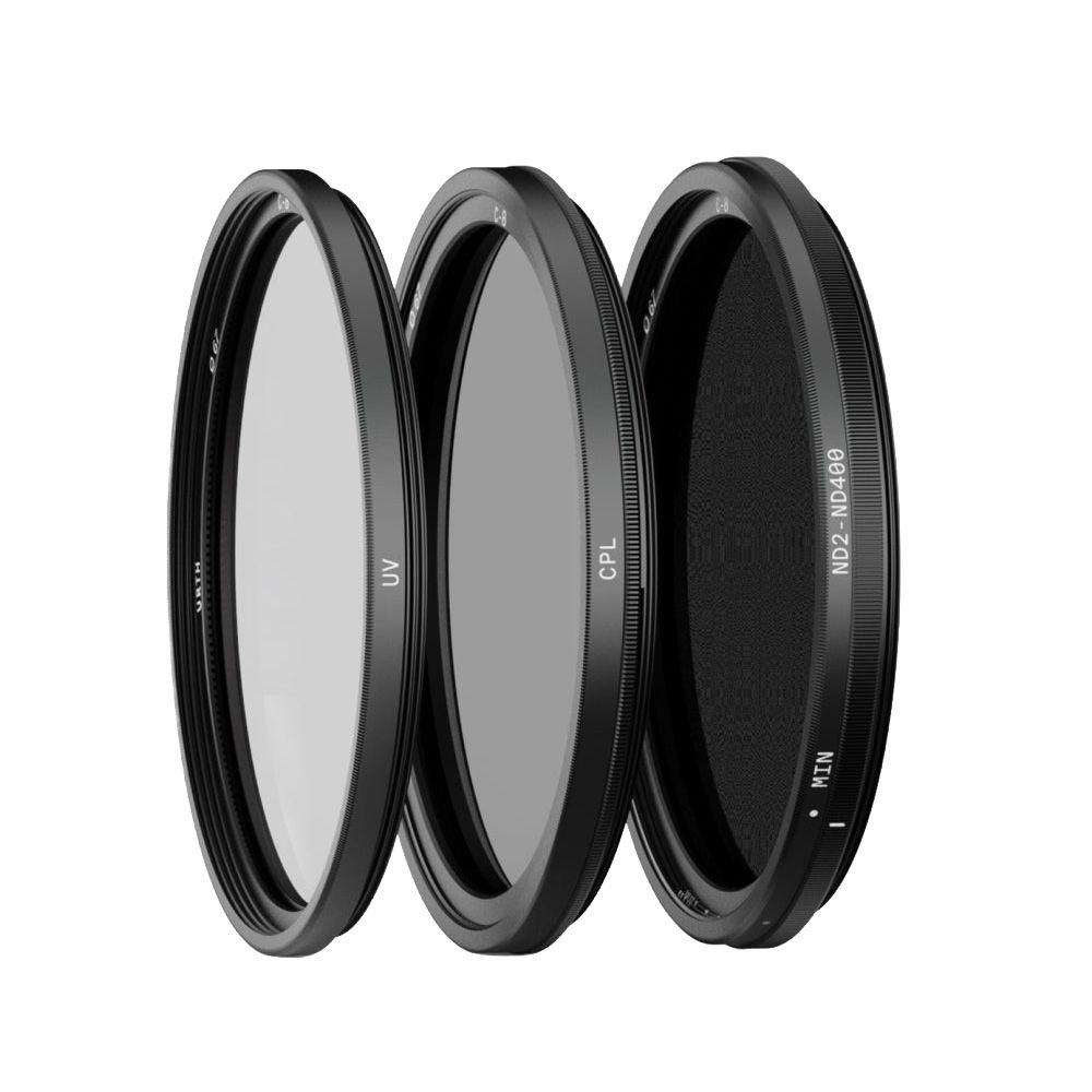 Urth 62mm UV, Circular Polarizing (CPL), ND2-400 Lens Filter Kit