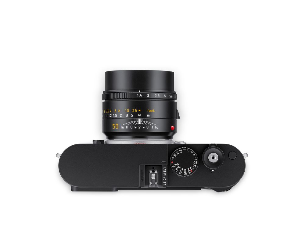 Leica M EV1 black paint finish
