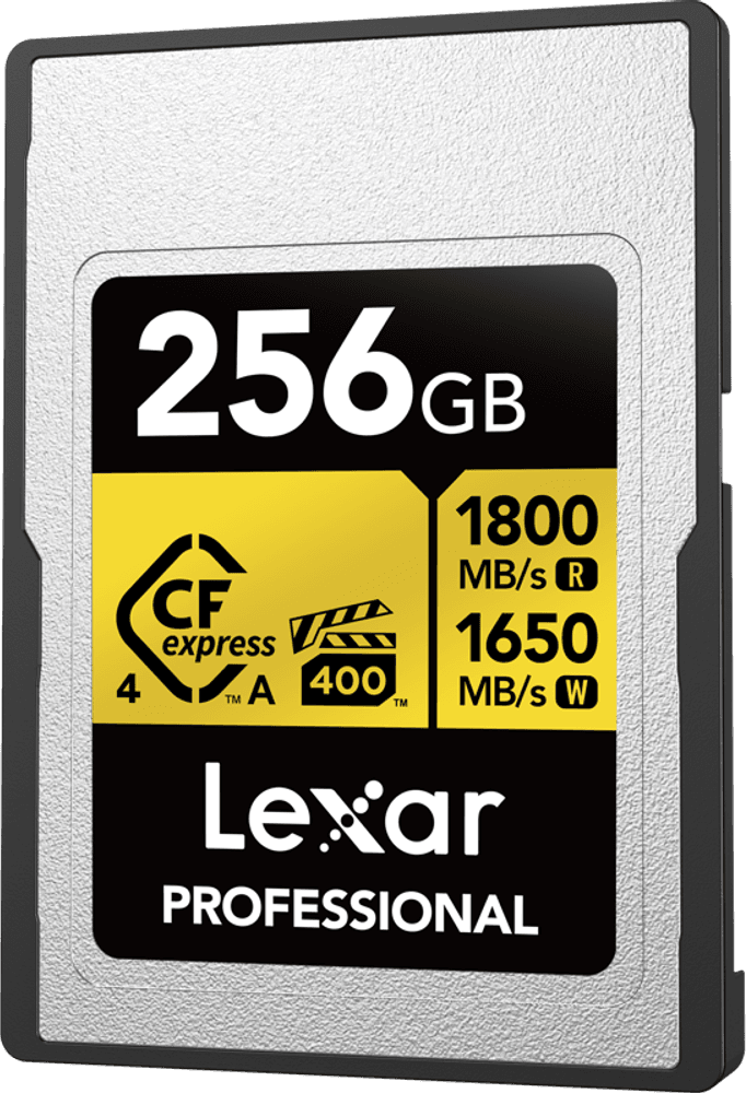 Lexar CFexpress 4.0 Pro Gold, VPG400/IP68, R1800/W1650 (Type A) 256GB