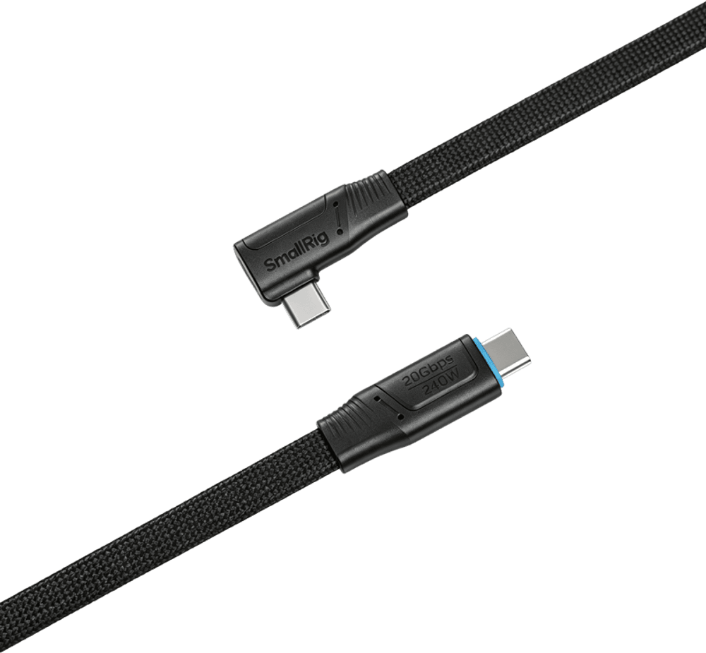 SmallRig 6866 USB-C Self-Coiling Data Cable (USB 3.2 Gen2x2 & 100cm, 240W)