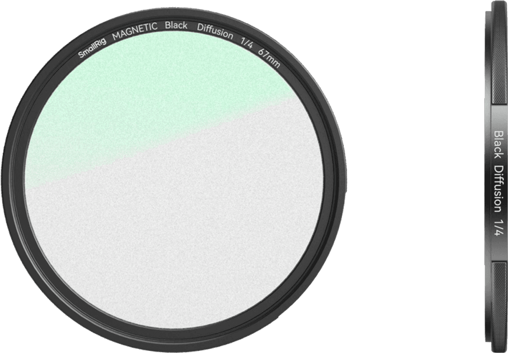 SmallRig 4583 Festbart 1/4 effekt svart tåkefilter (67 mm)