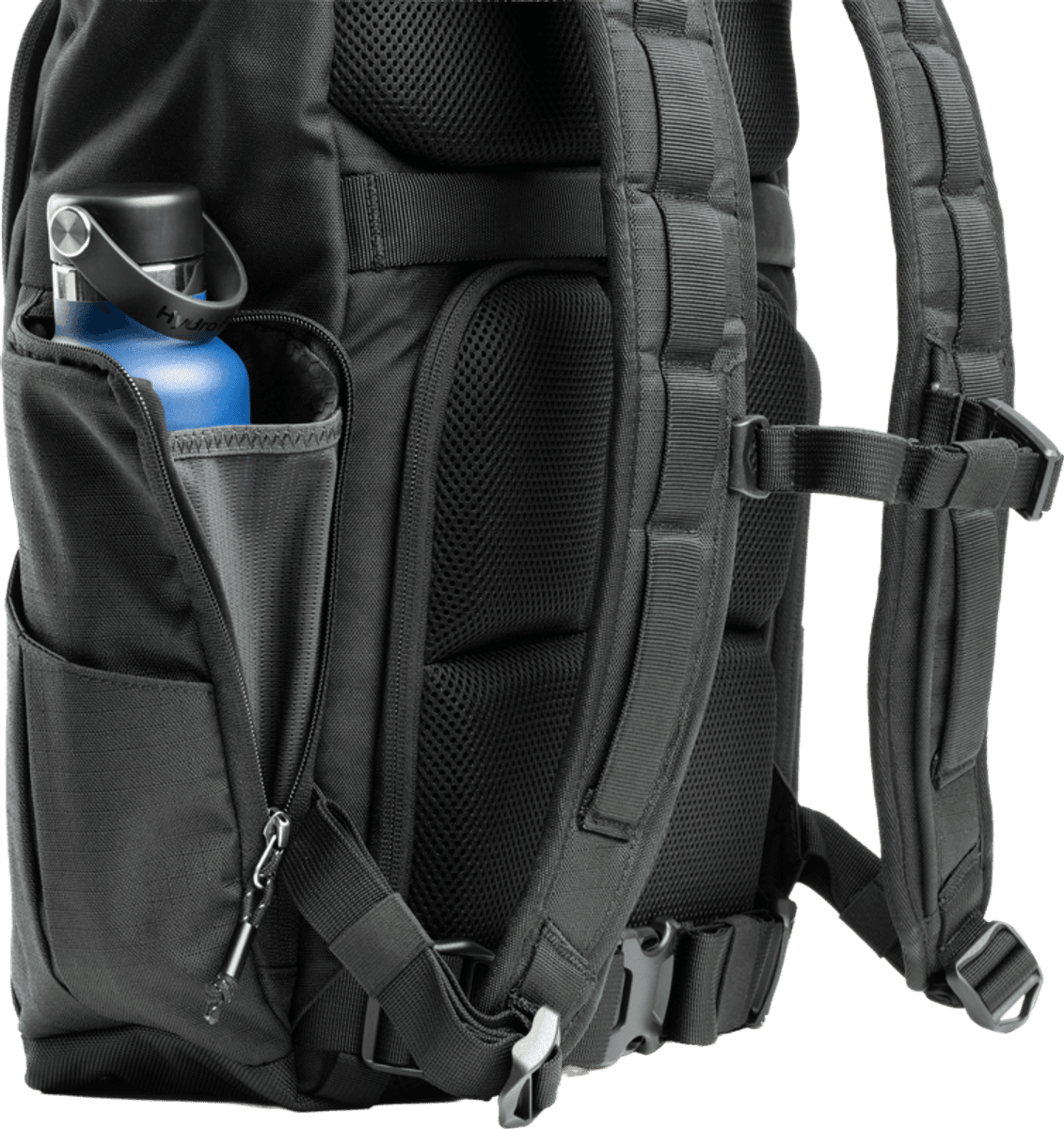 Think Tank FocusPoint 30L I Hybrid RollTop Backpack I Asphalt Black