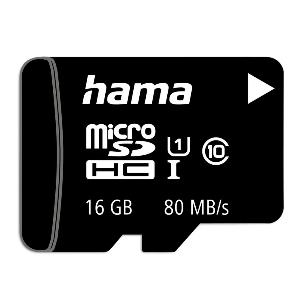 Hama Micro SDHC 16GB Class 10 UI V10 80MB/s