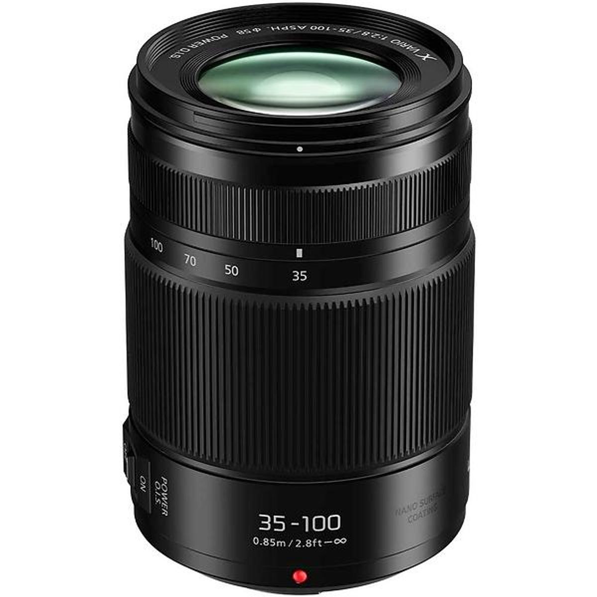 Panasonic 35-100mm f2.8 II Power O.I.S. G X Vario Brukt