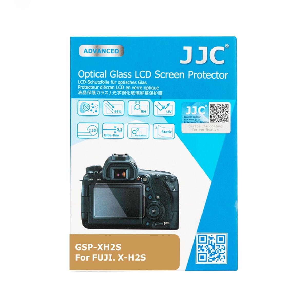 JJC Fujifilm X-H2S/ X-H2 Optical Glass Protector