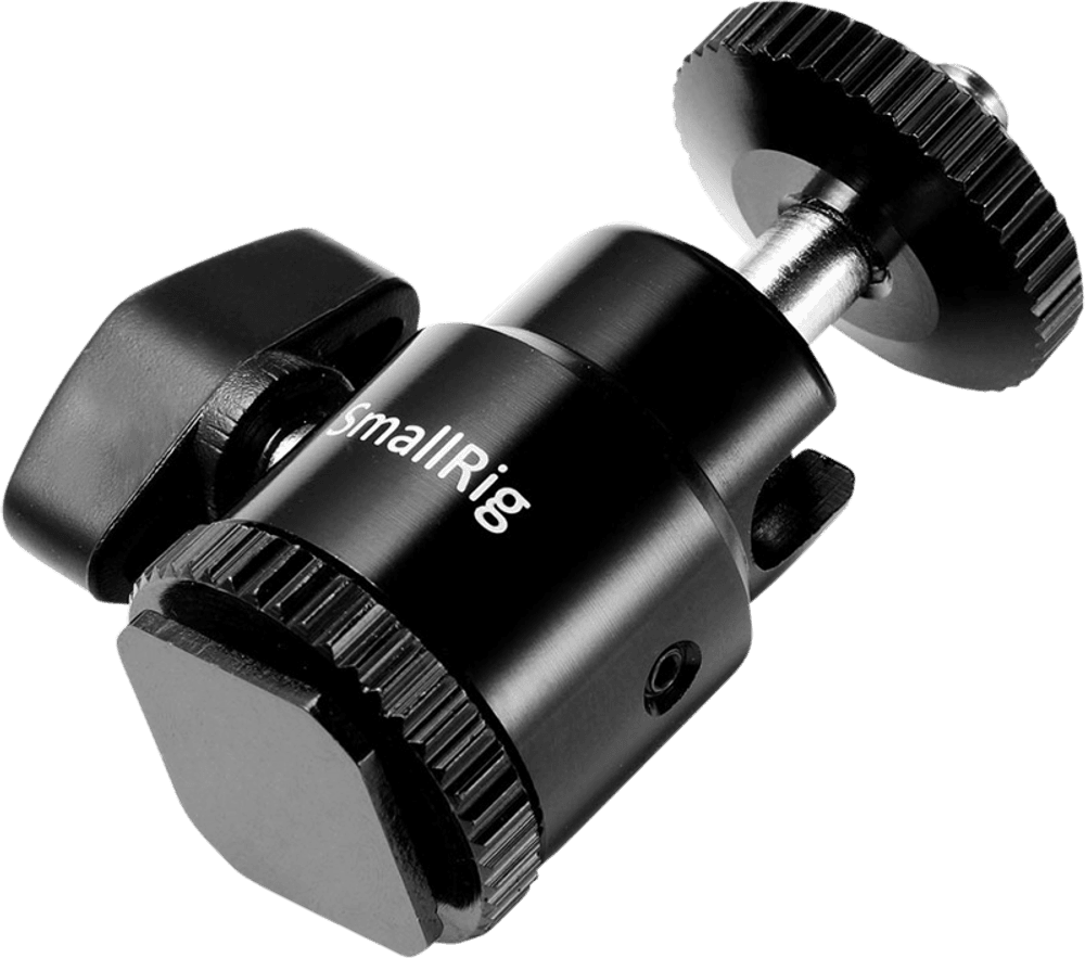 SmallRig 761 Cold shoe mount - Ballhead 1/4