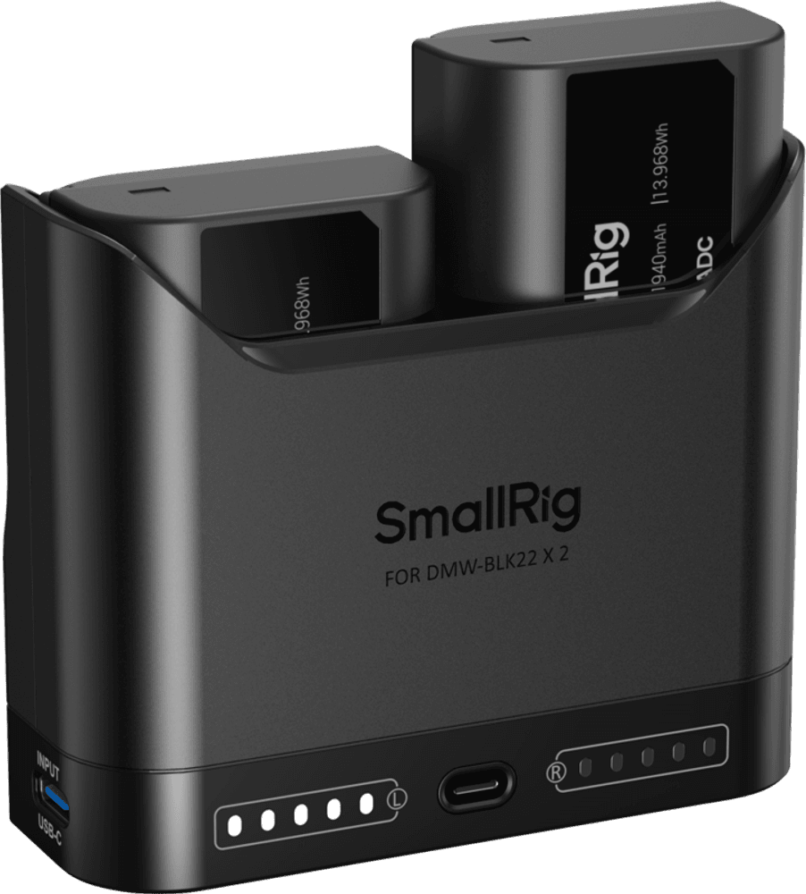 SmallRig 5487 Turbo Charging Kit for DMW-BLK22 Camera Batteries
