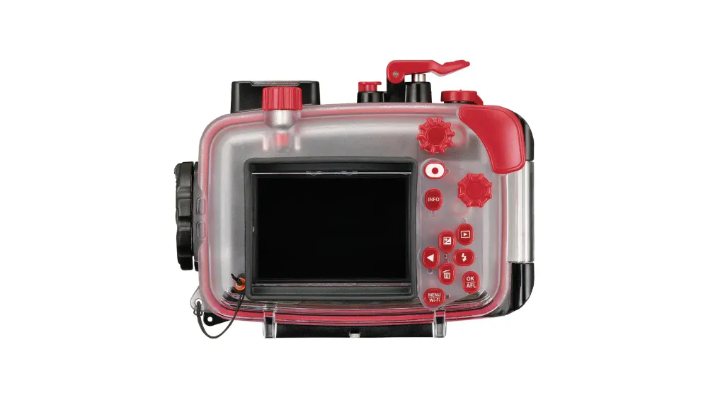 OM System Tough TG-7 Rød med OM SYSTEM PT-059 dykkepakke 